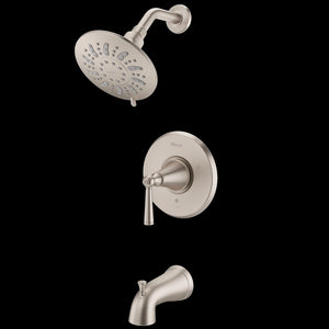 Saxton 1-Handle Tub/Shower Trim in Brushed Nickel