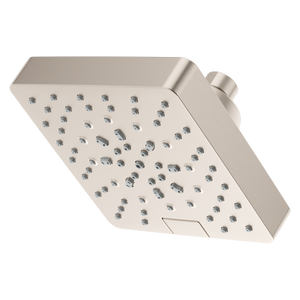 Modern Square Showerhead in Brushed Nickel