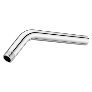 Universal 9 in. Curved Shower Arm in Polished Chrome