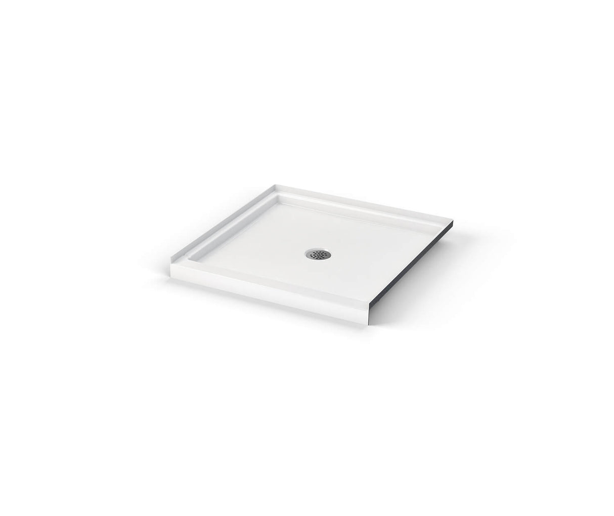 MAAX 106747-000-002-000 Icon 3232 AcrylX Alcove Shower Base with Center Drain in White