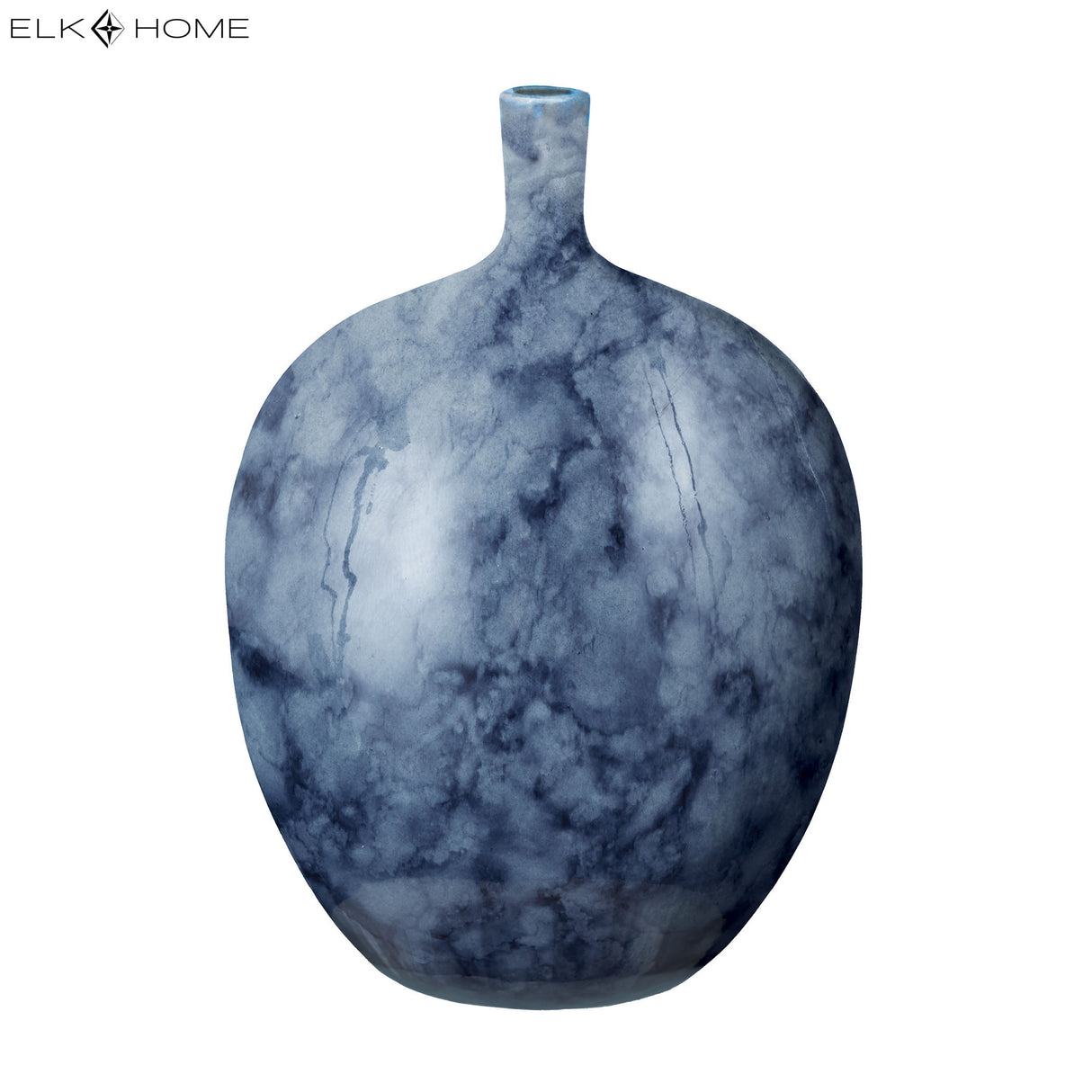 Elk 857053 Midnight Marble Vase - Large
