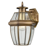 Elk 8601EW/89 Ashford 8'' High 1-Light Outdoor Sconce - Antique Brass
