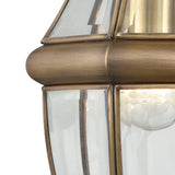 Elk 8601EW/89 Ashford 8'' High 1-Light Outdoor Sconce - Antique Brass