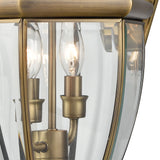 Elk 8602EW/89 Ashford 10'' High 2-Light Outdoor Sconce - Antique Brass