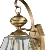 Elk 8602EW/89 Ashford 10'' High 2-Light Outdoor Sconce - Antique Brass