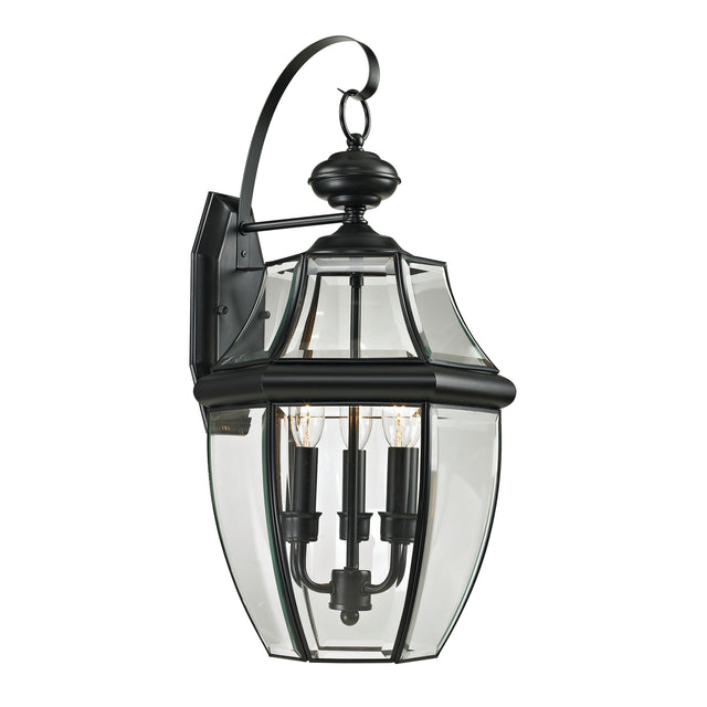 Elk 8603EW/60 Ashford 23'' High 3-Light Outdoor Sconce - Black