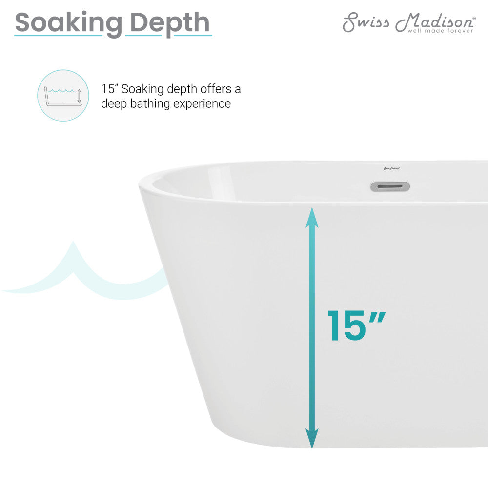 Claire 48" Freestanding Bathtub