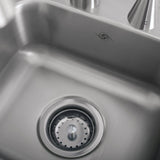 DAX Stainless Steel Single Bowl Top Mount Kitchen Sink, Brushed Stainless Steel DAX-OM-1515