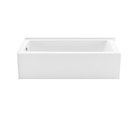 MAAX 106815-000-002-002 Mackenzie Corner Access 6030 AcrylX Corner Right-Hand Drain Bathtub in White