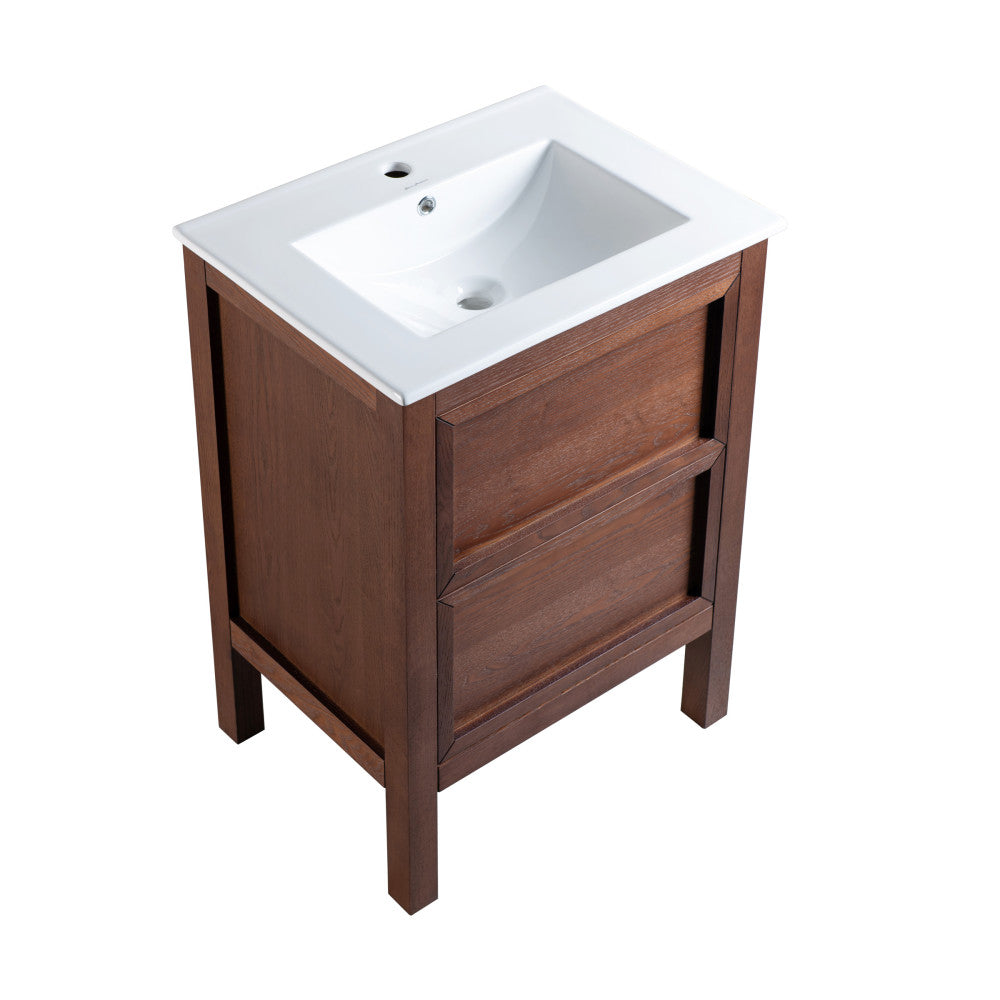 Nadar 24" Bathroom Vanity in Walnut