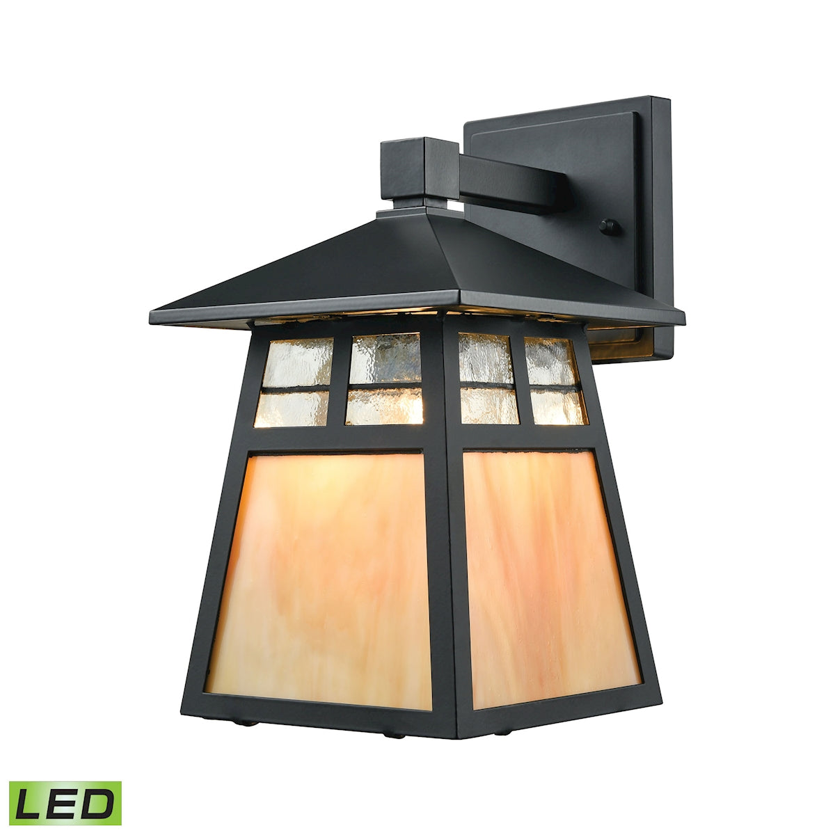 Elk 87050/1-LED Cottage 11'' High 1-Light Outdoor Sconce - Matte Black