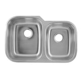 DAX 60/40 Double Bowl Undermount Kitchen Sink DAX-3120L