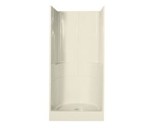 MAAX 103007-000-019 36SKD 36 x 35 AcrylX Alcove Center Drain Three-Piece Shower in Thunder Grey