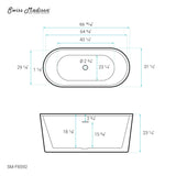 Lafayette 67" Freestanding Bathtub