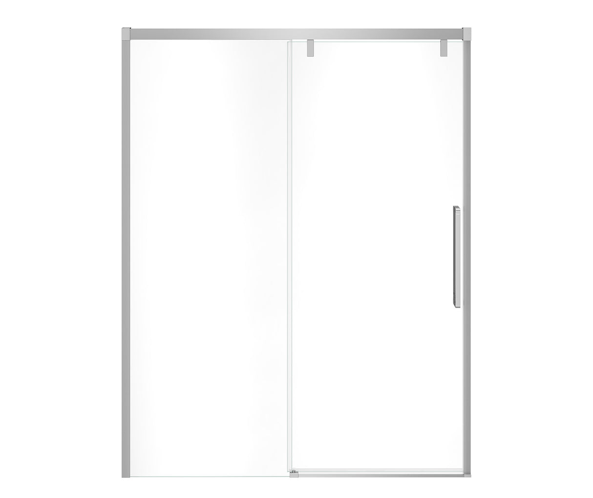 MAAX 135324-900-084-000 Uptown 56-59 x 76 in. 8 mm Sliding Shower Door for Alcove Installation with Clear glass in Chrome