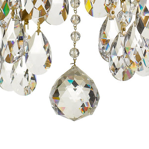 Bridgehampton 8 Light Hand Cut Crystal Antique Gold Chandelier 8828-GA-CL-MWP
