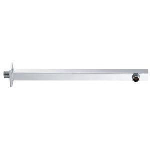 DAX Brass Square Shower Arm, 12", Chrome DAX-1011-325-CR