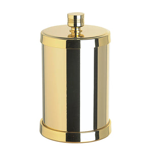 Round Metal Cotton Balls Jar Made in Brass