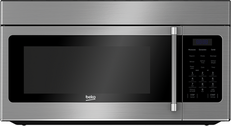 Beko MWOTR30200CSS 1.5 cu-ft Over the Range Microwave Oven with Convection Oven, 300CFM, Stainless