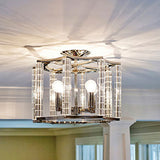 Carson 4 Light Polished Nickel Mini Chandelier 8854-PN