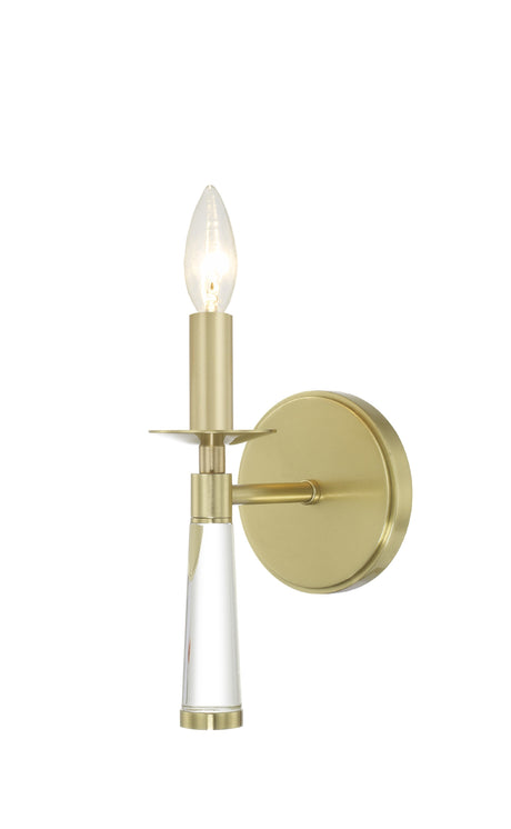 Baxter 1 Light Aged Brass Sconce 8861-AG
