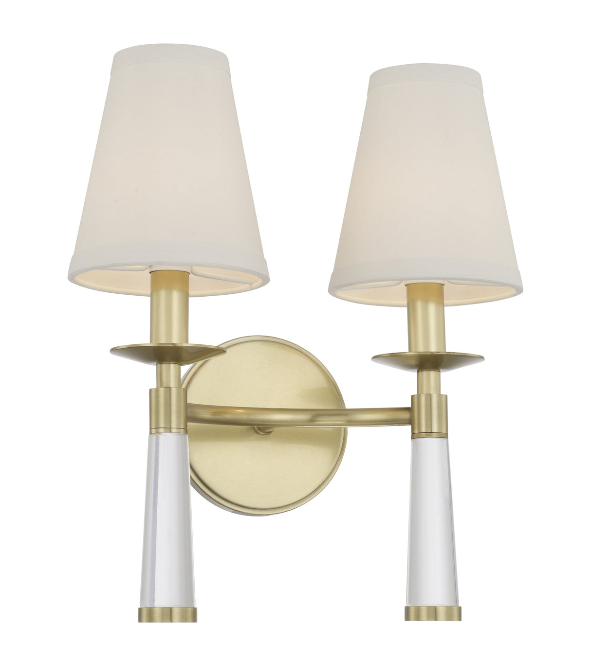 Baxter 2 Light Aged Brass Sconce 8862-AG