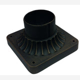Classico Cement Post Base - Rust