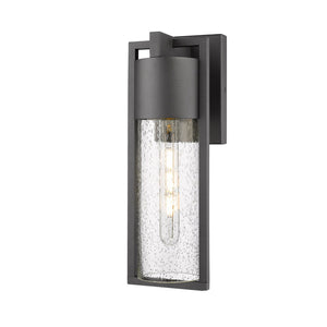 Bond Outdoor Wall Light - Black / 15.75