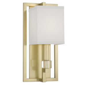 Dixon 1 Light Aged Brass Sconce 8881-AG