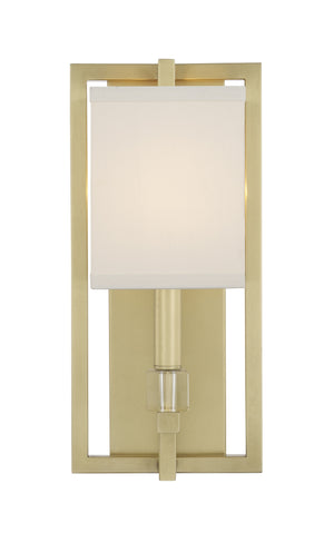 Dixon 1 Light Aged Brass Sconce 8881-AG