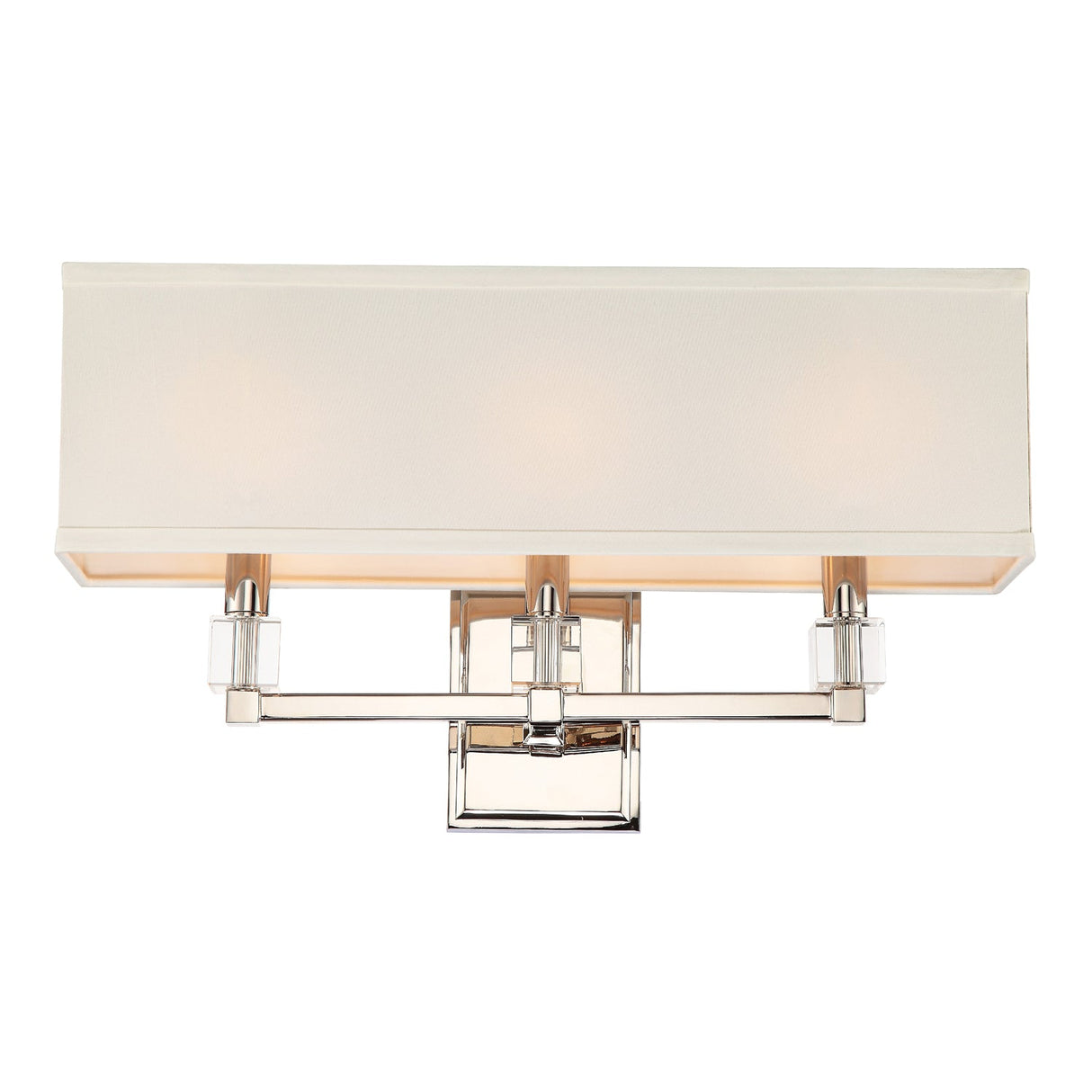 Dixon 3 Light Polished Nickel Sconce 8883-PN