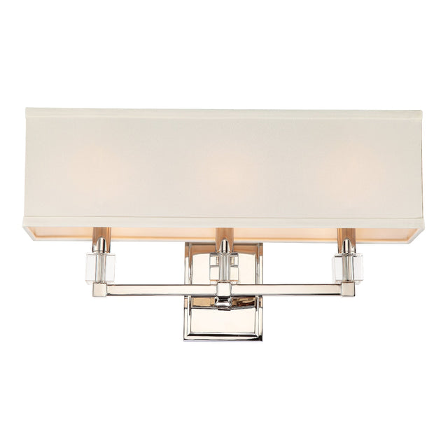Dixon 3 Light Polished Nickel Sconce 8883-PN