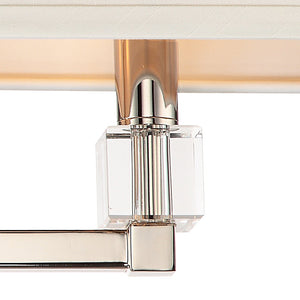 Dixon 3 Light Polished Nickel Sconce 8883-PN