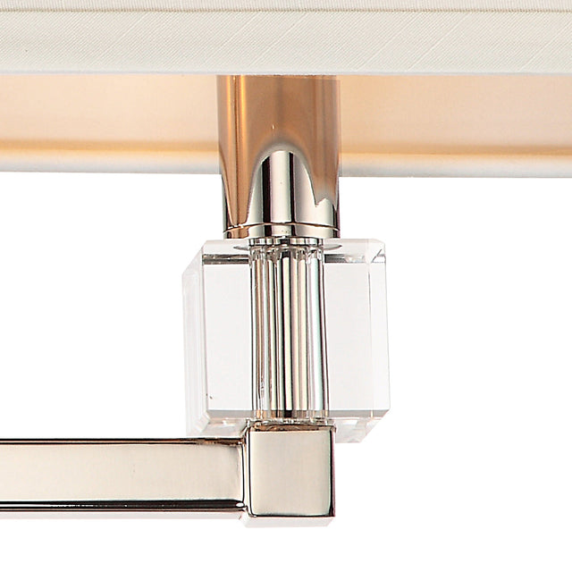 Dixon 3 Light Polished Nickel Sconce 8883-PN