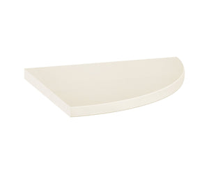 Anatolia Tile 9X9 Corner Shelf Marmiline Ivory Polished Engineered Stone Shelf 36-027  - premium natural stone mosaic tile from Anatolia Tile, available at PoshHaus showroom in Keene, NH