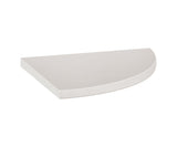 Anatolia Tile 9X9 Corner Shelf Marmiline Pearl Polished Engineered Stone Shelf 36-029  - premium natural stone mosaic tile from Anatolia Tile, available at PoshHaus showroom in Keene, NH