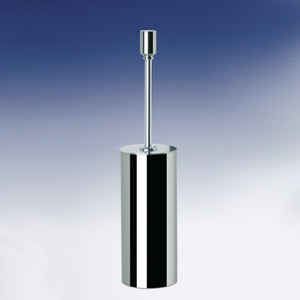Toilet Brush Holder, Contemporary, Round, Brass
