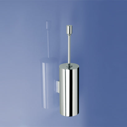 Toilet Brush Holder, Round, Wall Mounted, Brass