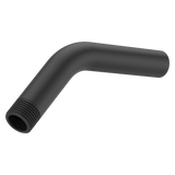 Universal 6 in. Curved Shower Arm in Matte Black