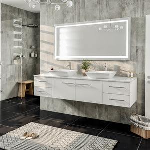 Eviva Glow 60" x 28" Rectangular Frameless Mirror