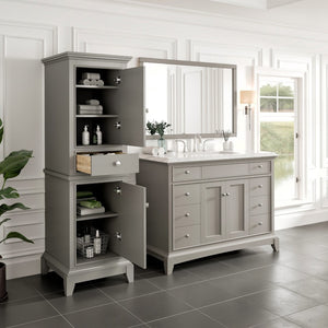 Eviva Elite Stamford 21 in. W x 18 in. D Gray Freestanding Linen Cabinet
