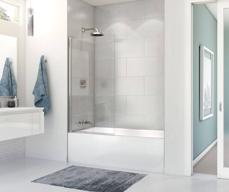 MAAX 106348-000-001-001 Rubix Access 6030 Acrylic Alcove Left-Hand Drain Bathtub in White
