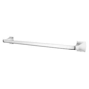 Soft Square 24  in. Towel Bar in Polished Chrome