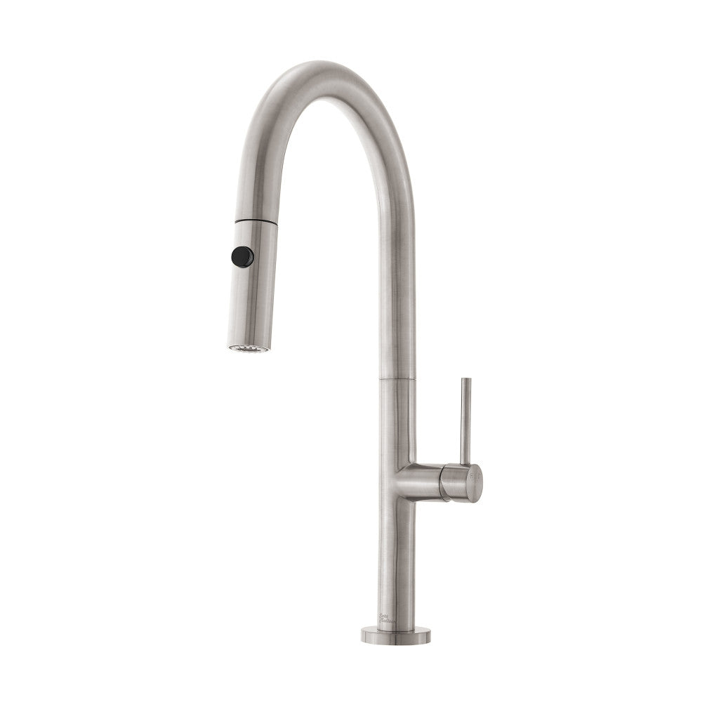 Chalet Single Handle, Pull-Down Kitchen Faucet in Brushed Nickel