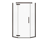MAAX 136321-900-173-000 Link Neo-angle 40 x 40 x 75 in. 8mm Pivot Shower Door for Corner Installation with Clear glass in Dark Bronze