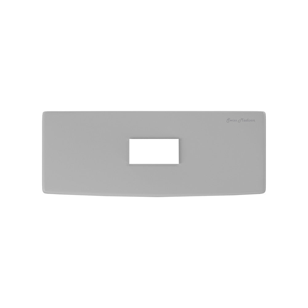 Dreux Dual Flush Toilet Tank Lid Matte Grey