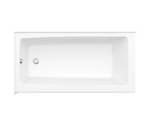 MAAX 106816-000-002-102 Mackenzie Corner Access 6030 AFR AcrylX Corner Right-Hand Drain Bathtub in White