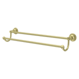 Tisbury 24" Double Towel Bar in Brushed Gold