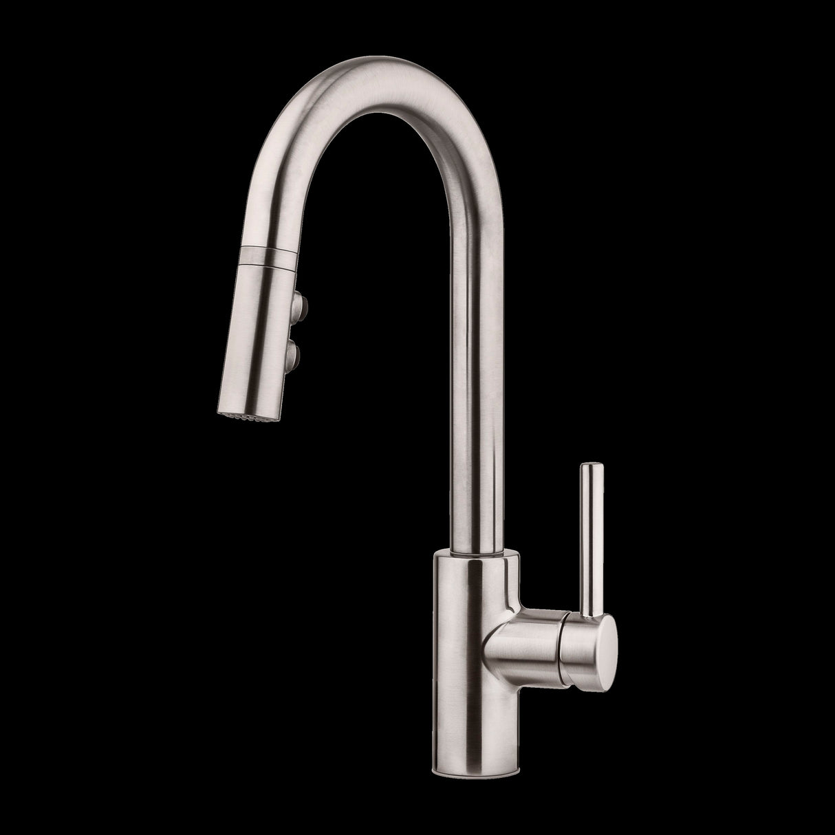 Stellen1-Handle Pull-Down Bar/Prep Kitchen Faucet in Stainless Steel