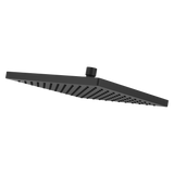 Modern Square 10 in. Raincan Showerhead in Matte Black